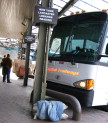 bus station in Eastern Pennsylvania