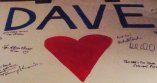 sign at funeral for David Nolan