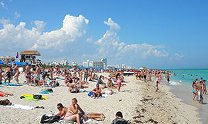 photo by Marc Averette. A typical winter day on South Beach, Miami Beach, Florida