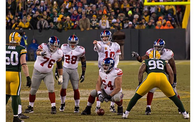 Giants offense vs. Packers defense