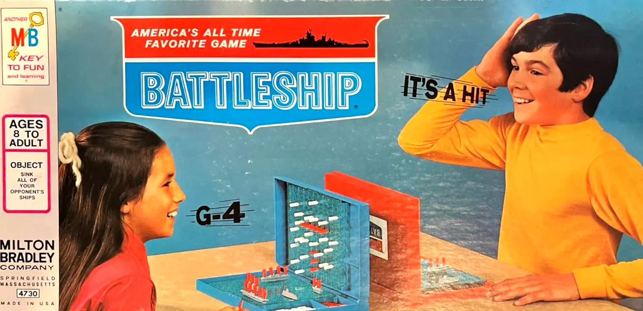 Battleship game by Milton Bradley