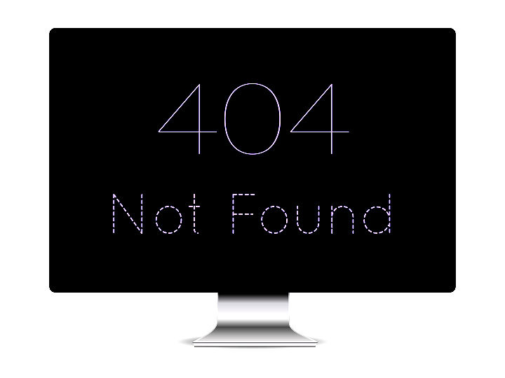 404 not found. Image by Mocho